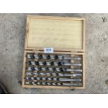 A BOXED SET OF POWER CRAFT WOOD DRILL CORING BITS