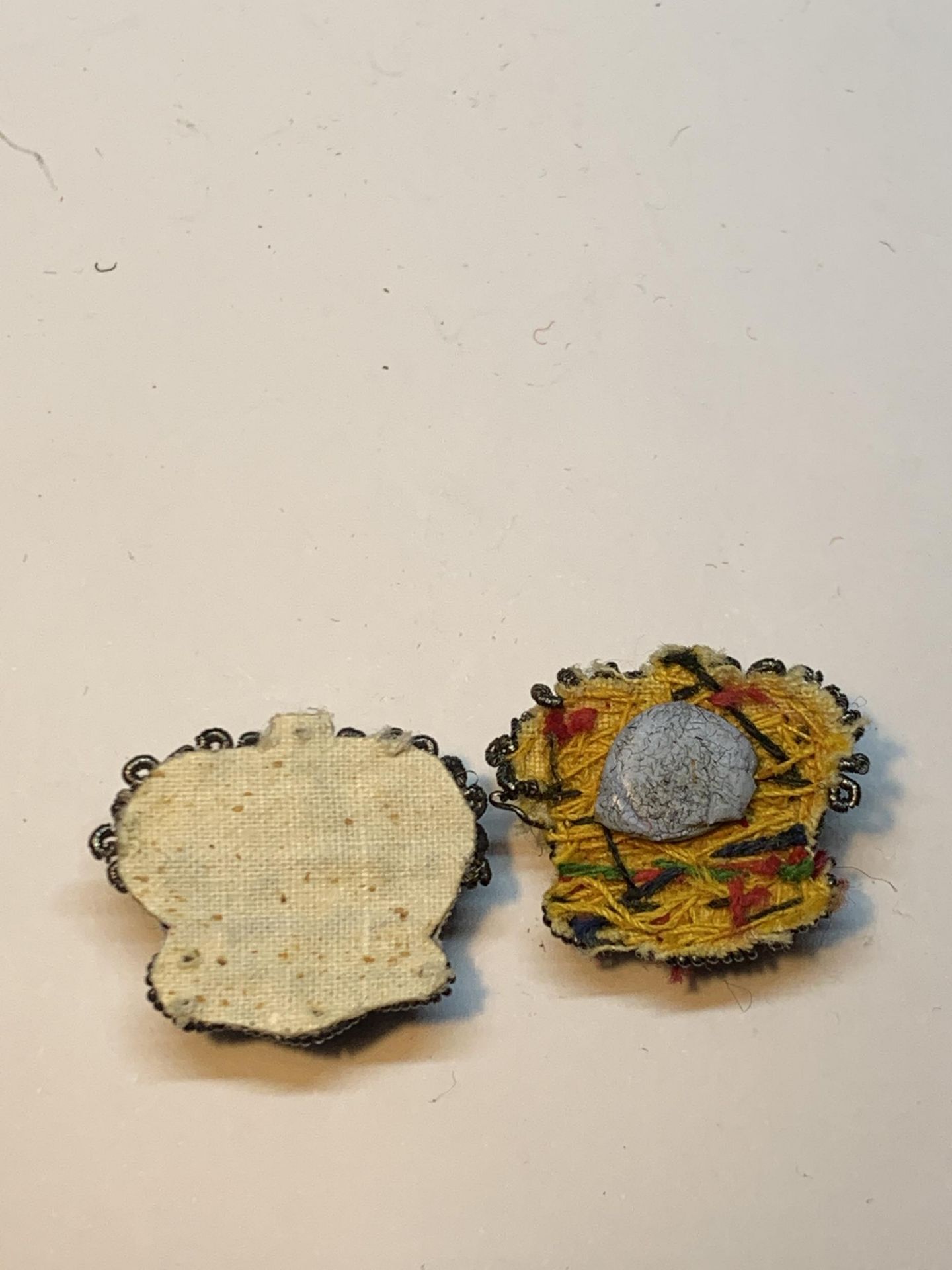 TWO SILVER THREAD CROWN BADGES - Image 4 of 4