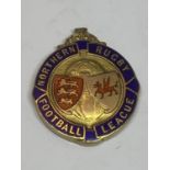 A HALLMARKED 9 CARAT GOLD NORTHERN RUGBY LEAGUE FOOTBALL MEDAL ENGRAVED WINNERS 1932-33 SALFORD F.C,