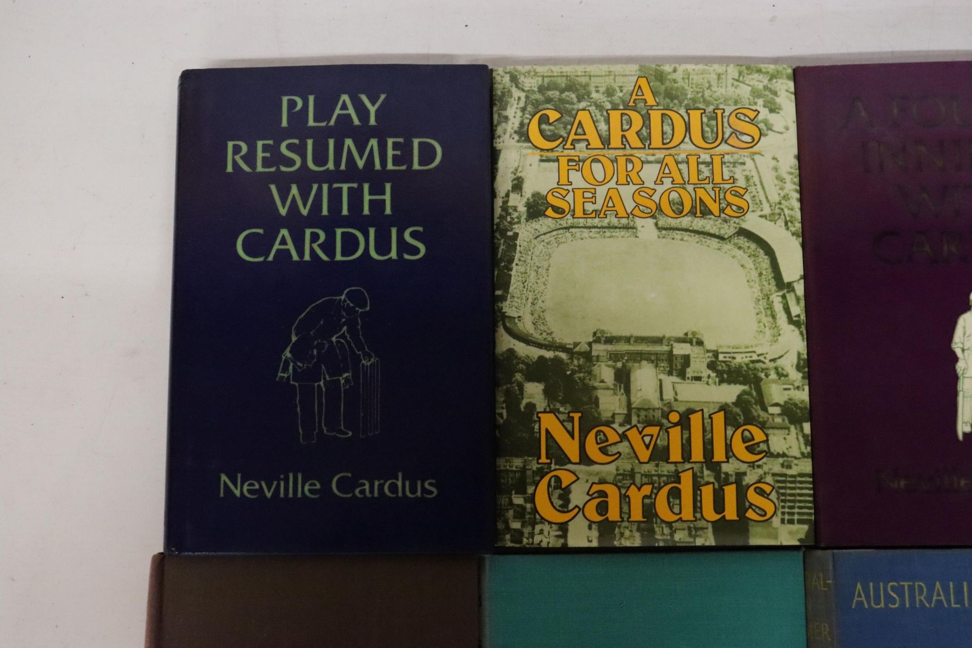 A QUANTITY OF CRICKING BOOKS BY NEVILLE CARDUS TO INCLUDE HIS AUTOBIOGRAPHY, AUSTRALIAN SUMMER, DAYS - Image 2 of 8