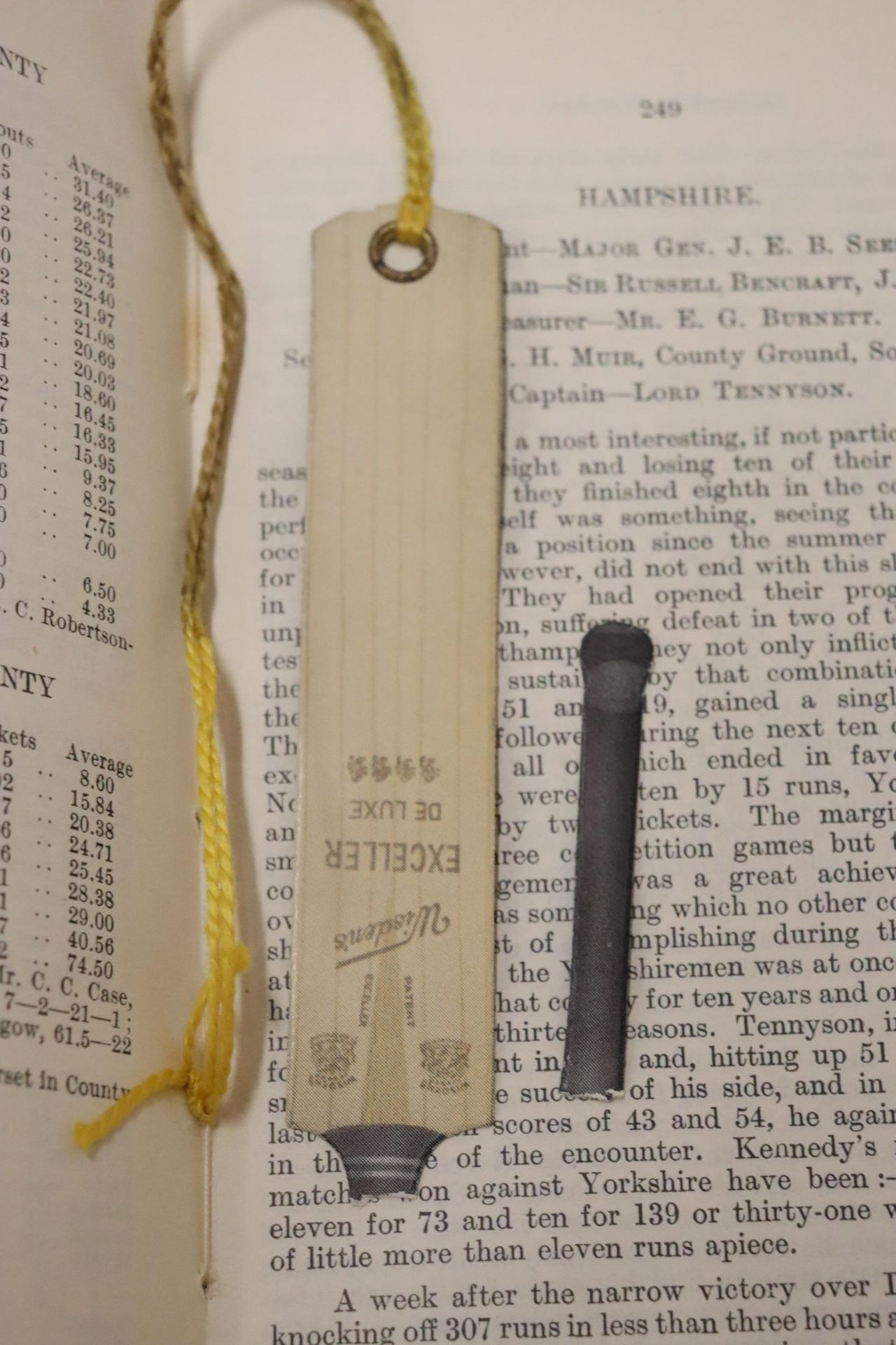 A 1933 COPY OF WISDEN'S CRICKETER'S ALMANACK. THIS COPY IS IN USED CONDITION, THE SPINE IS INTACT - Image 5 of 5