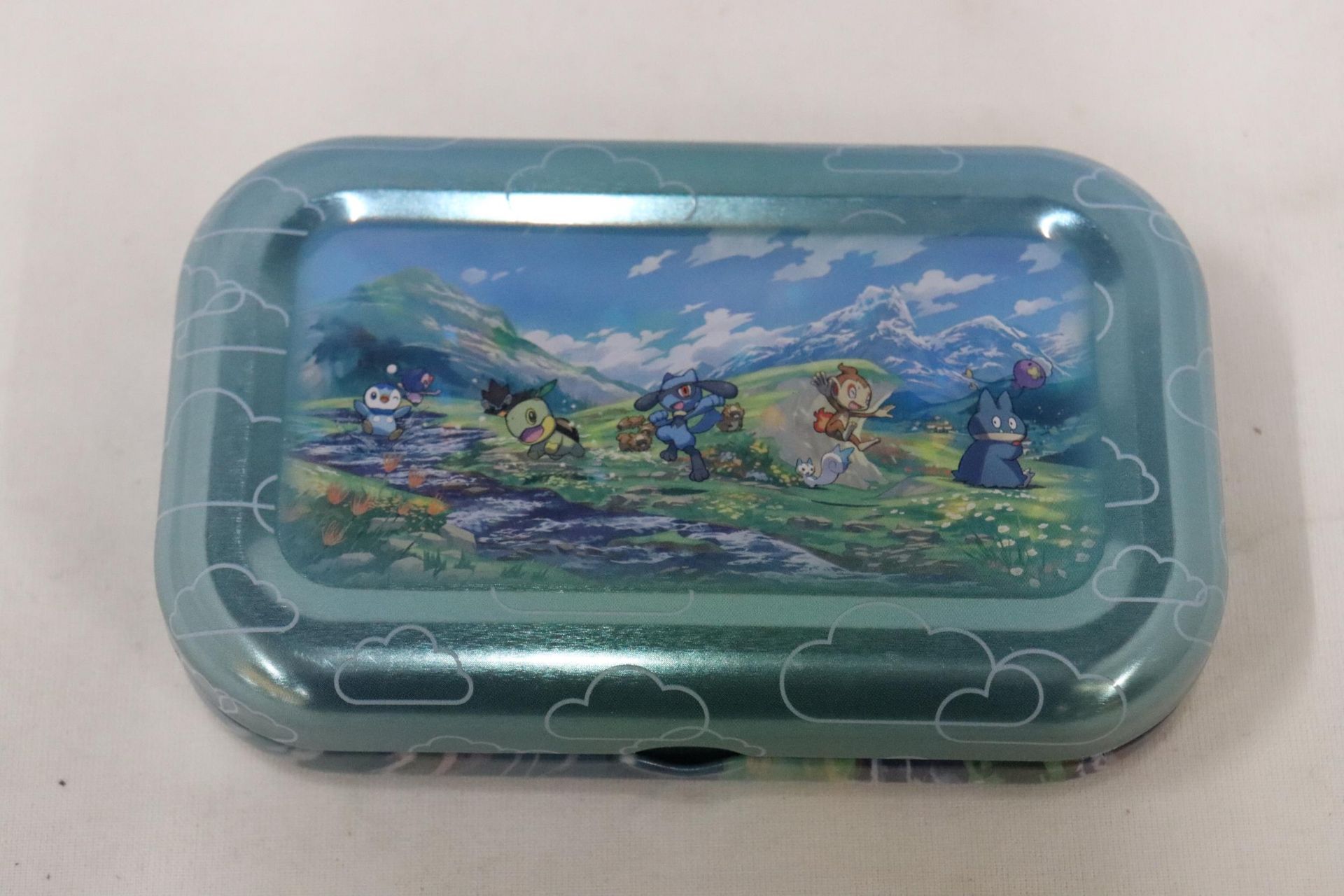 A POKEMON COLLECTORS TIN FULL OF CARDS TO INCLUDE, SHINIES, HOLOS, ETC - Image 6 of 6