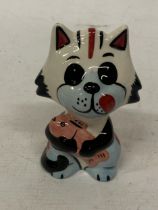 A LORNA BAILEY HAND PAINTED AND SIGNED GOOD CATCH FIGURE