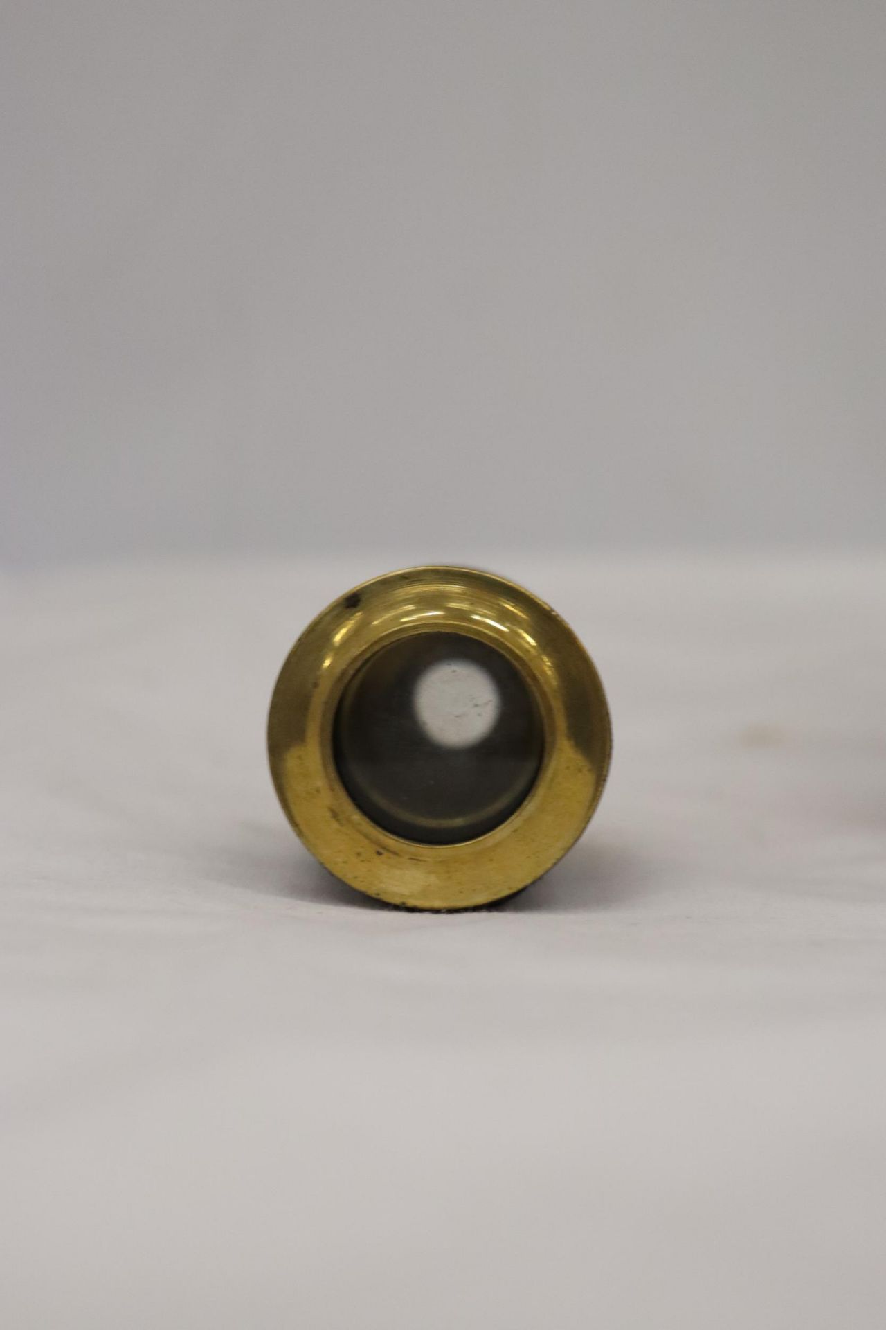 A BOXED BRASS AND LEATHER TELESCOPE - Image 3 of 6