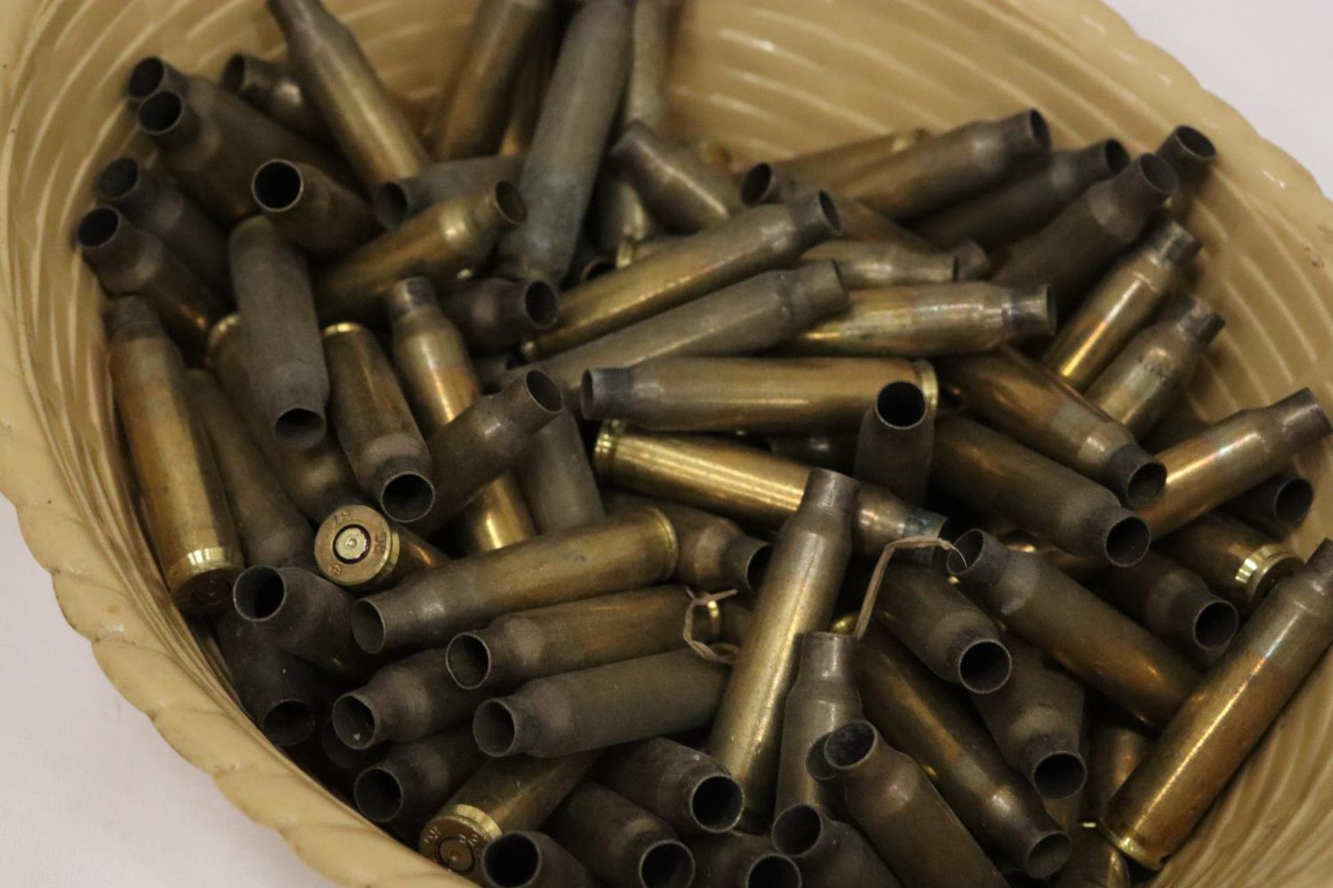 A QUANTITY OF BRASS USED BULLET CASINGS - Image 2 of 4