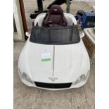 A CHILDRENS ELECTRIC RIDE ALONG BENTLEY