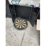 A WINMAU BLADE 3 DARTBOARD AND WALL CASE