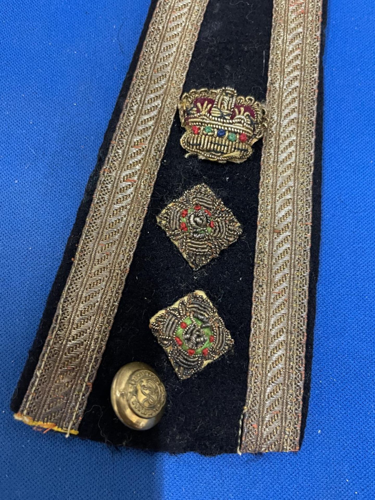 A GEORGIAN MILITARY LAPEL WITH BRAIDING - Image 2 of 2