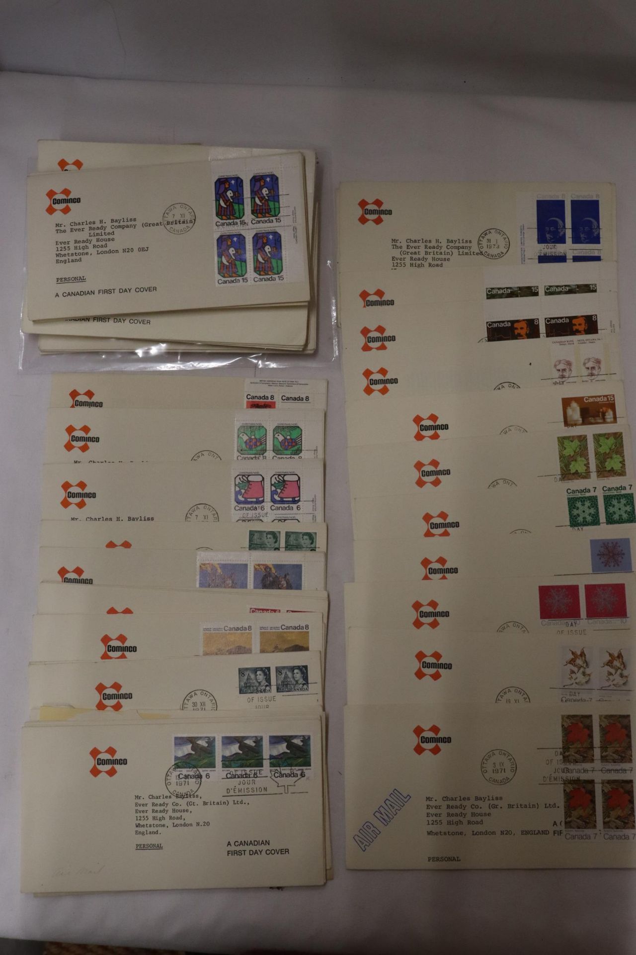 A QUANTITY OF CANADIAN FIRST DAY COVERS