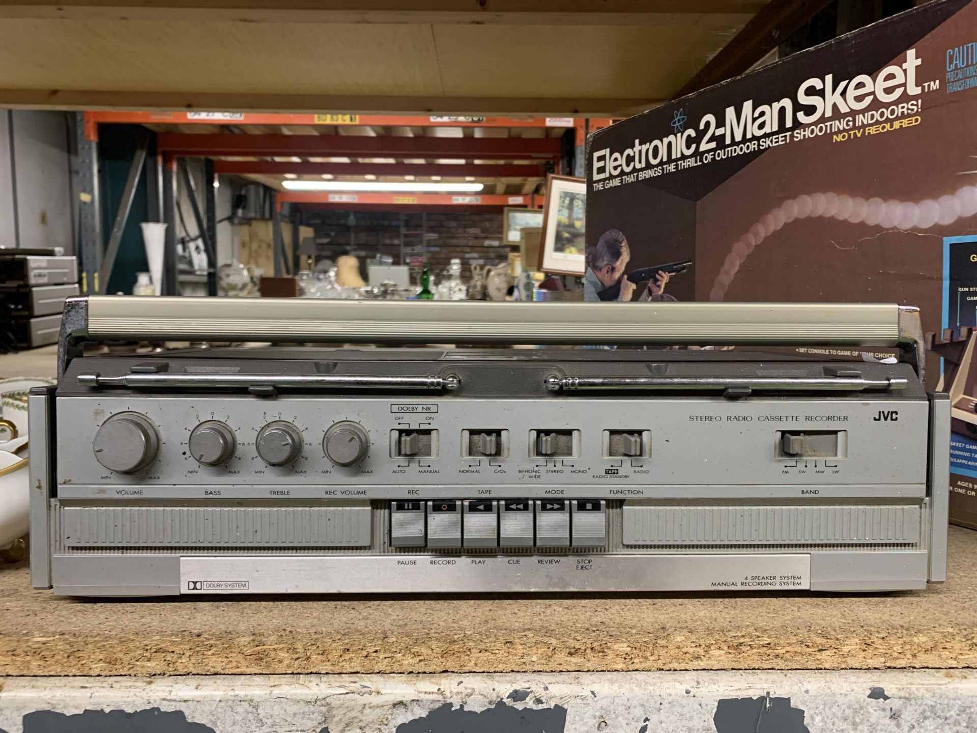 A VINTAGE JVS GHETTO BLASTER WITH LEAD - Image 2 of 4