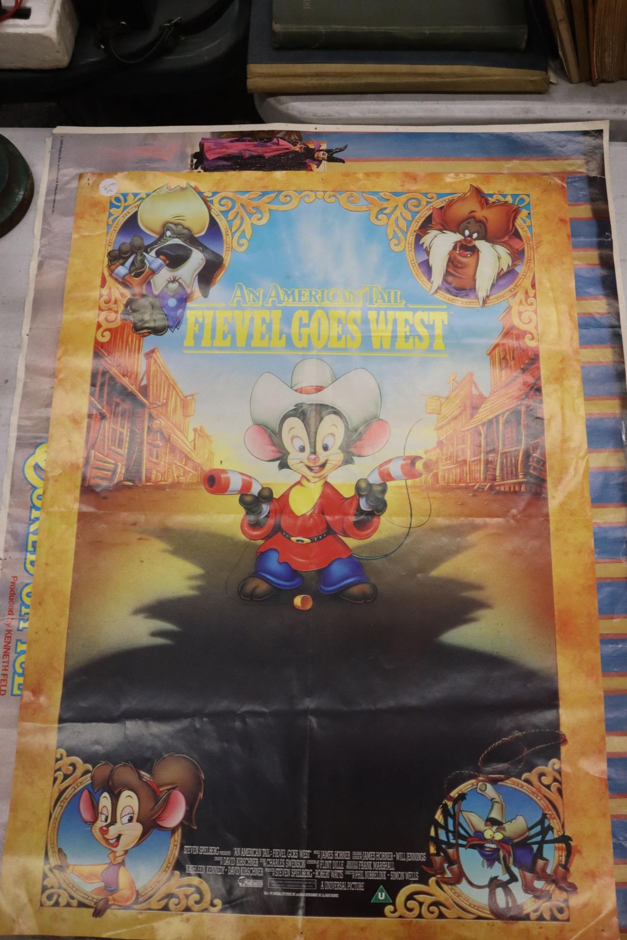 THREE VINTAGE POSTERS TO INCLUDE AN AMERICAN TAIL, DISNEY AND COSGROVE HALL PRODUCTIONS - Bild 2 aus 6