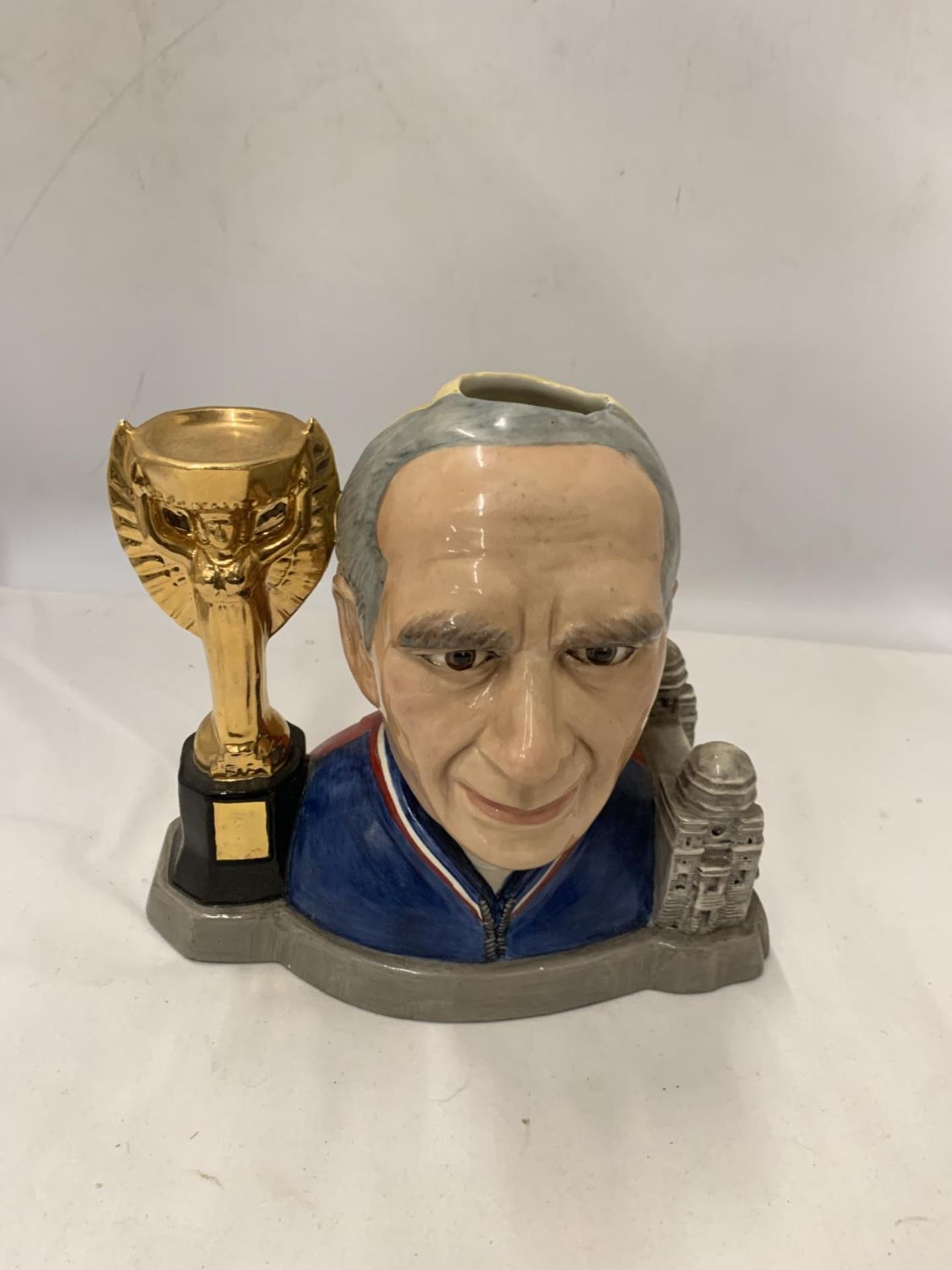 A TWIN TOWERS, WEMBLEY, BOBBY MOORE AND ALF RAMSEY, MINT CONDITION TOBY JUG - Image 2 of 3
