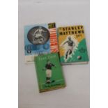 THREE ITEMS ON SIR STANLEY MATTHEWS TO INCLUDE A SIR STANLEY MATTHEWS XI V WORLD STARS FAREWELL