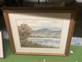 A QUALITY LANDSCAPE WATERCOLOUR SIGNED ALLAN HODGMAN