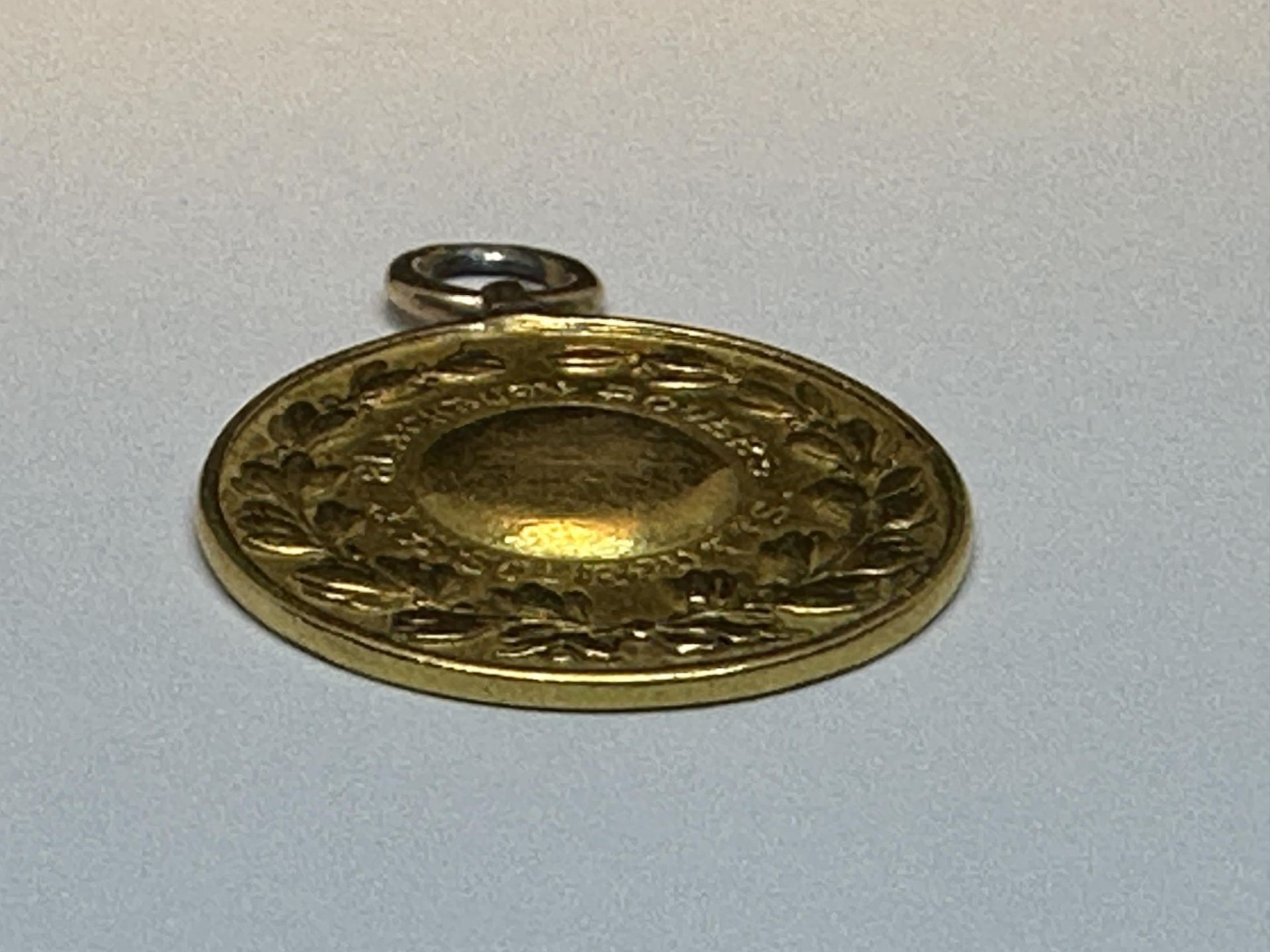 AN 1883/4 F.A. CUP FINAL WINNER'S MEDAL. THIS MEDAL IS TESTED TO 22 CARAT GOLD AND WAS AWARDED TO - Image 3 of 3