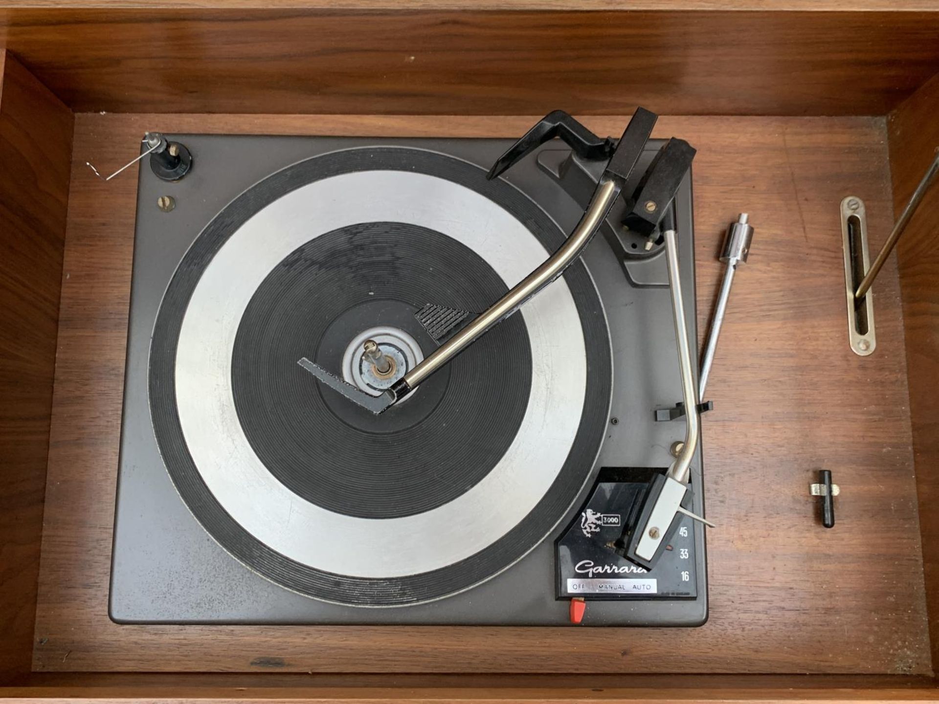 A TEAK RADIOGRAM WITH GARRARD RECORD DECK - Image 3 of 3