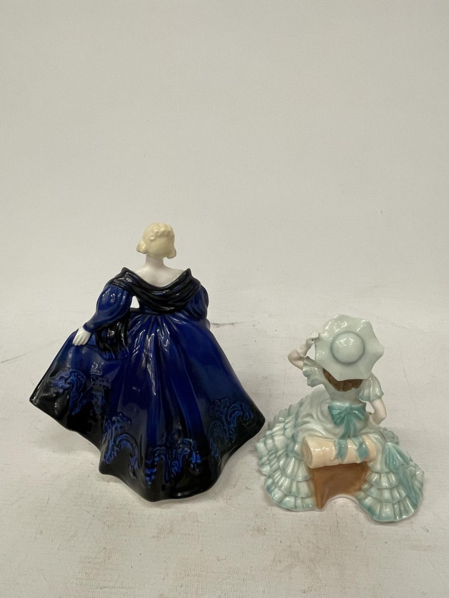 TWO FIGURES TO INCLUDE A ROYAL WORCESTER KATE AND A COALPORT DULCIE - Image 2 of 4