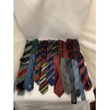 A COLLECTION OF CRICKET INTERNATIONAL AND BENEFIT TIES, MOSTLY VINTAGE - APPROX 20 IN TOTAL