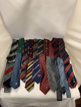 A COLLECTION OF CRICKET INTERNATIONAL AND BENEFIT TIES, MOSTLY VINTAGE - APPROX 20 IN TOTAL