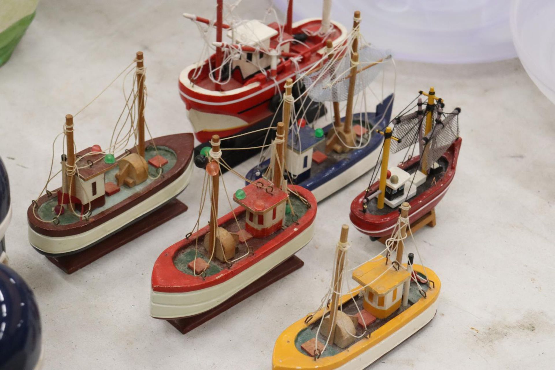 SIX MODELS OF TRAWLER FISHING BOATS - Image 3 of 6