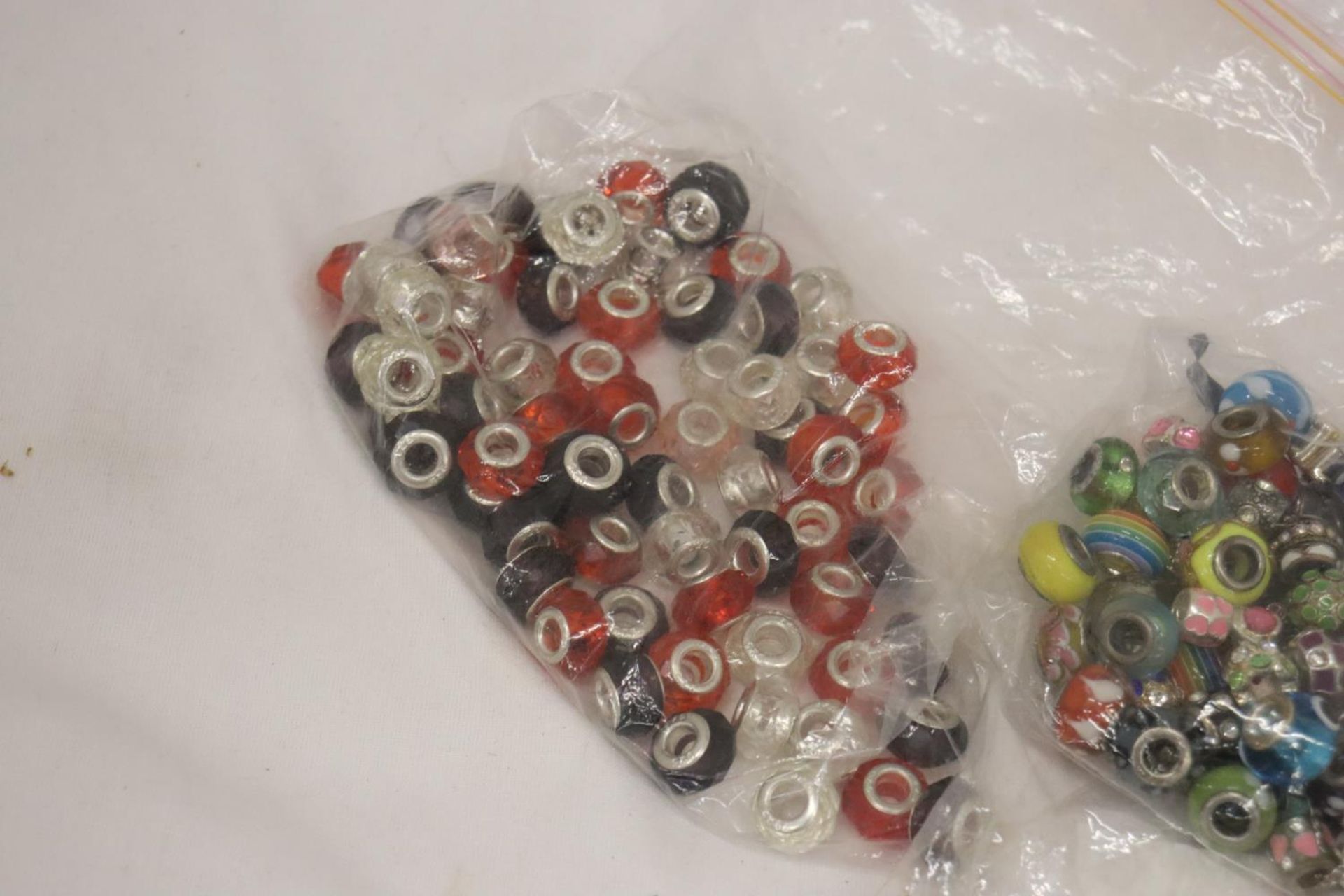 A LARGE QUANTITY OF PANDORA STYLE BEADS, SOME MARKED 925 - Image 2 of 8