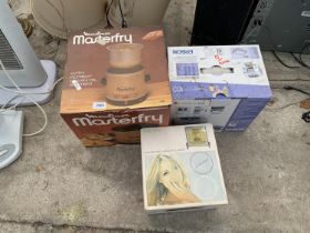 AN ASSORTMENT OF ITEMS TO INCLUDE A MOULINEX FRYER AND AN EPSON PRINTER ETC