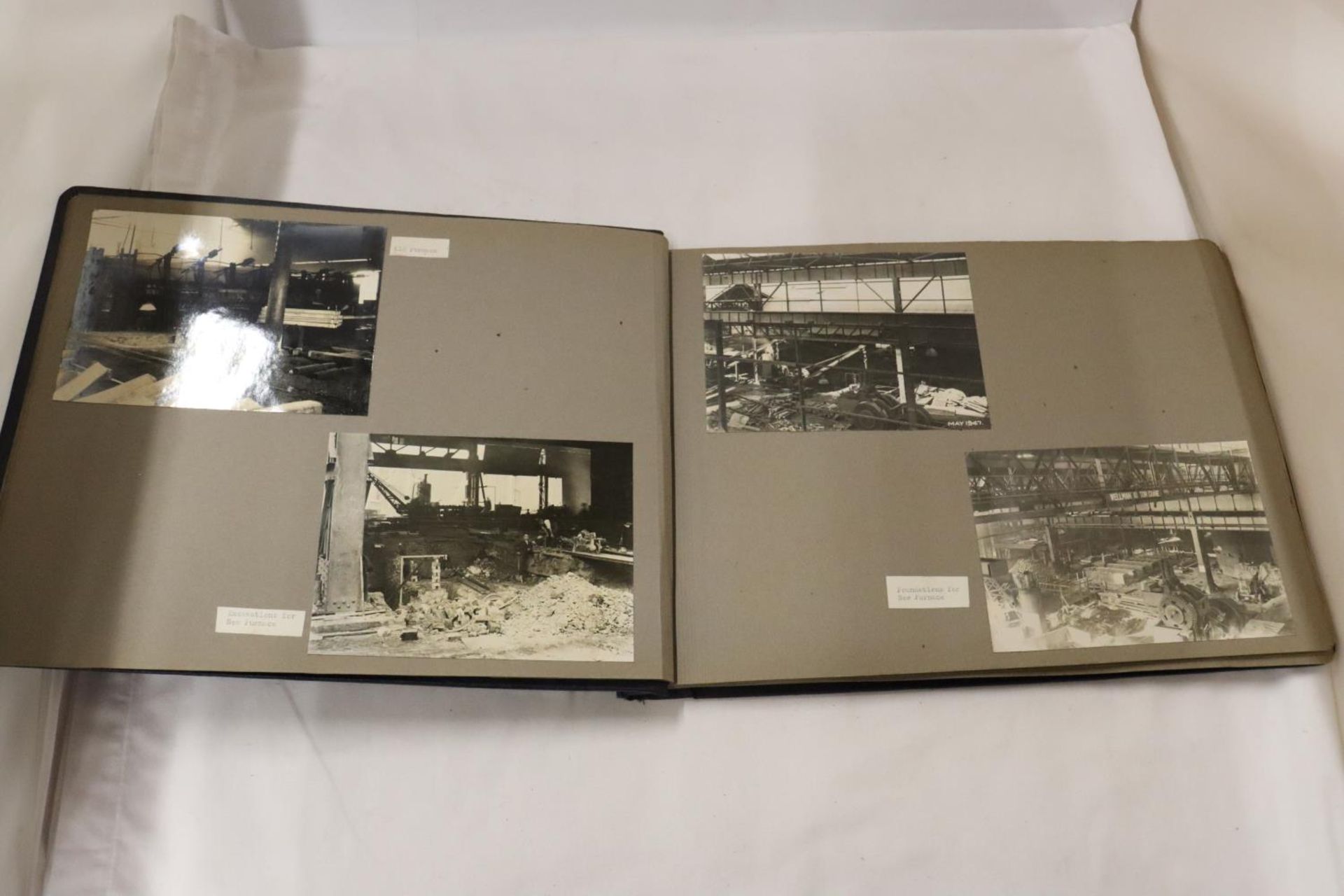AN INDUSTRIAL PHOTO ALBUM FROM 1946 FULL OF POST WAR RENOVATIONS - Image 3 of 3