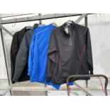 FOUR VARIOUS AS NEW MENS JACKETS