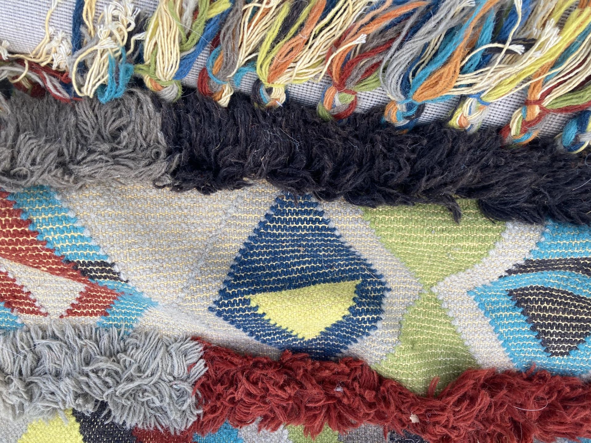 A MULTICOLOURED RUG - Image 2 of 2