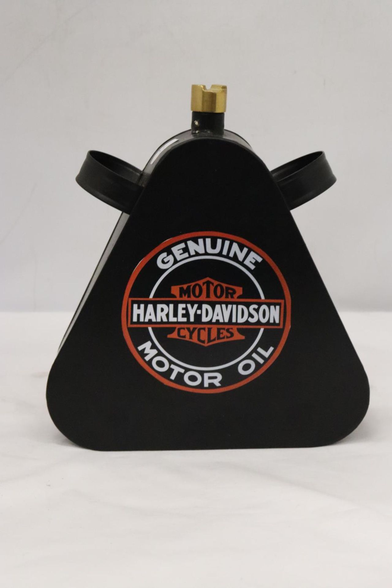 A HARLEY DAVIDSON MOTOR OIL CAN, HEIGHT 25CM - Bild 3 aus 4
