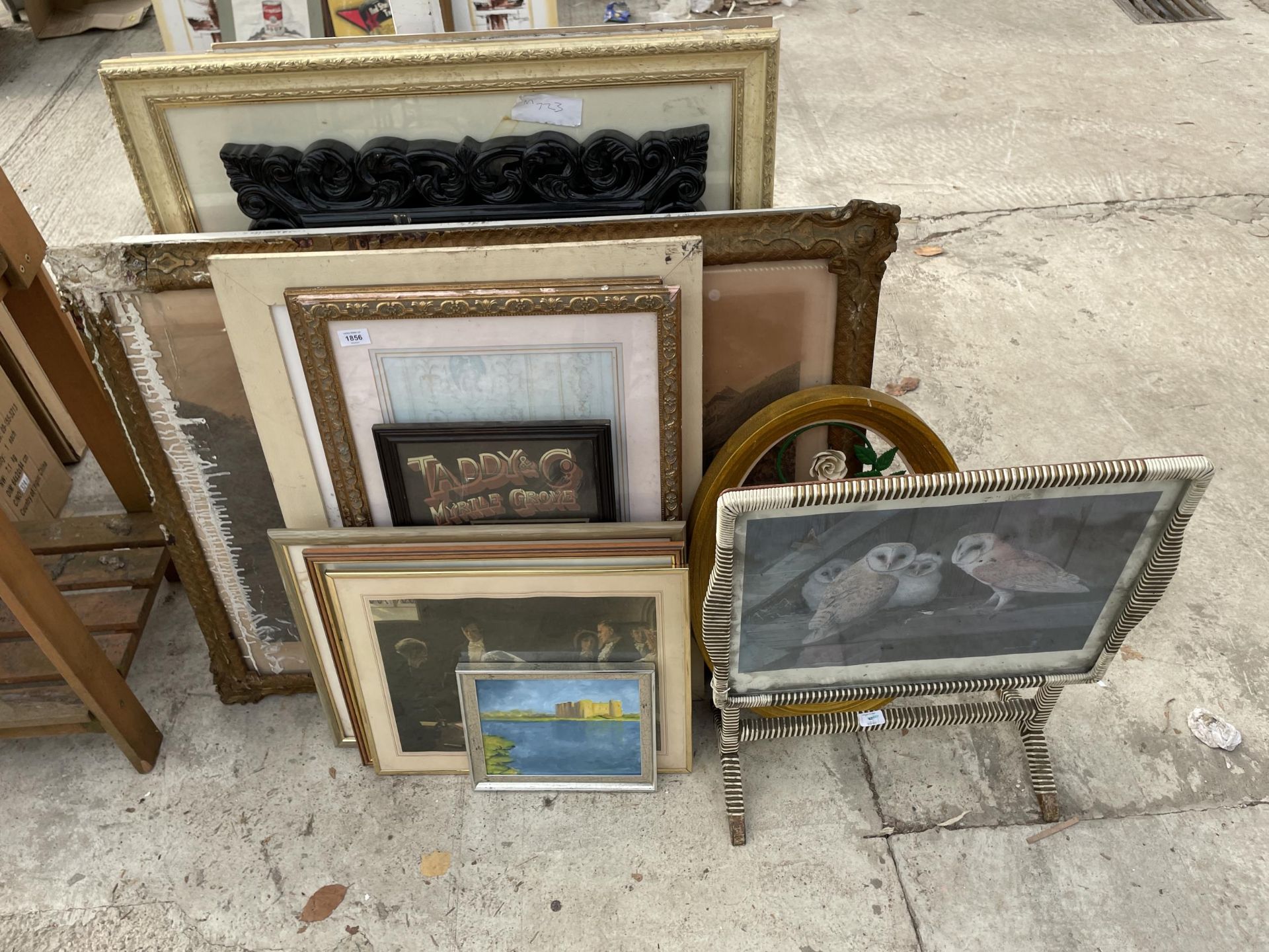 A LARGE ASSORTMENT OF FRAMED PRINTS AND PICTURES