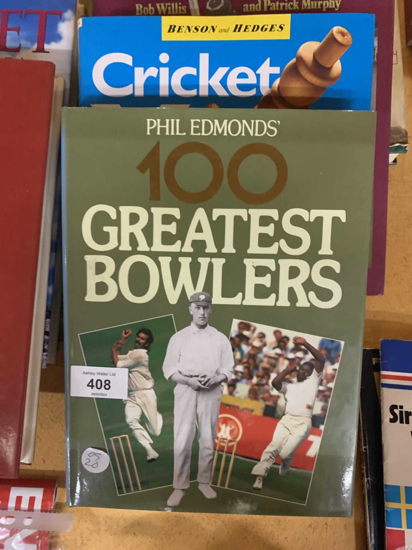 TEN LARGE HARDBACK CRICKET BOOKS - Image 5 of 5