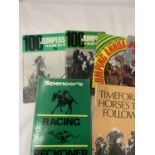 ELEVEN VINTAGE HORSE RACING BOOKS AND PREDICTIONS