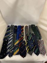 A COLLECTION OF CRICKET INTERNATIONAL AND BENEFIT TIES, MOSTLY VINTAGE - APPROX 20 IN TOTAL