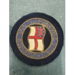 A ROYAL NAVAL, BRADFORD AND DISTRICT ASSOCIATION, CLOTH BADGE