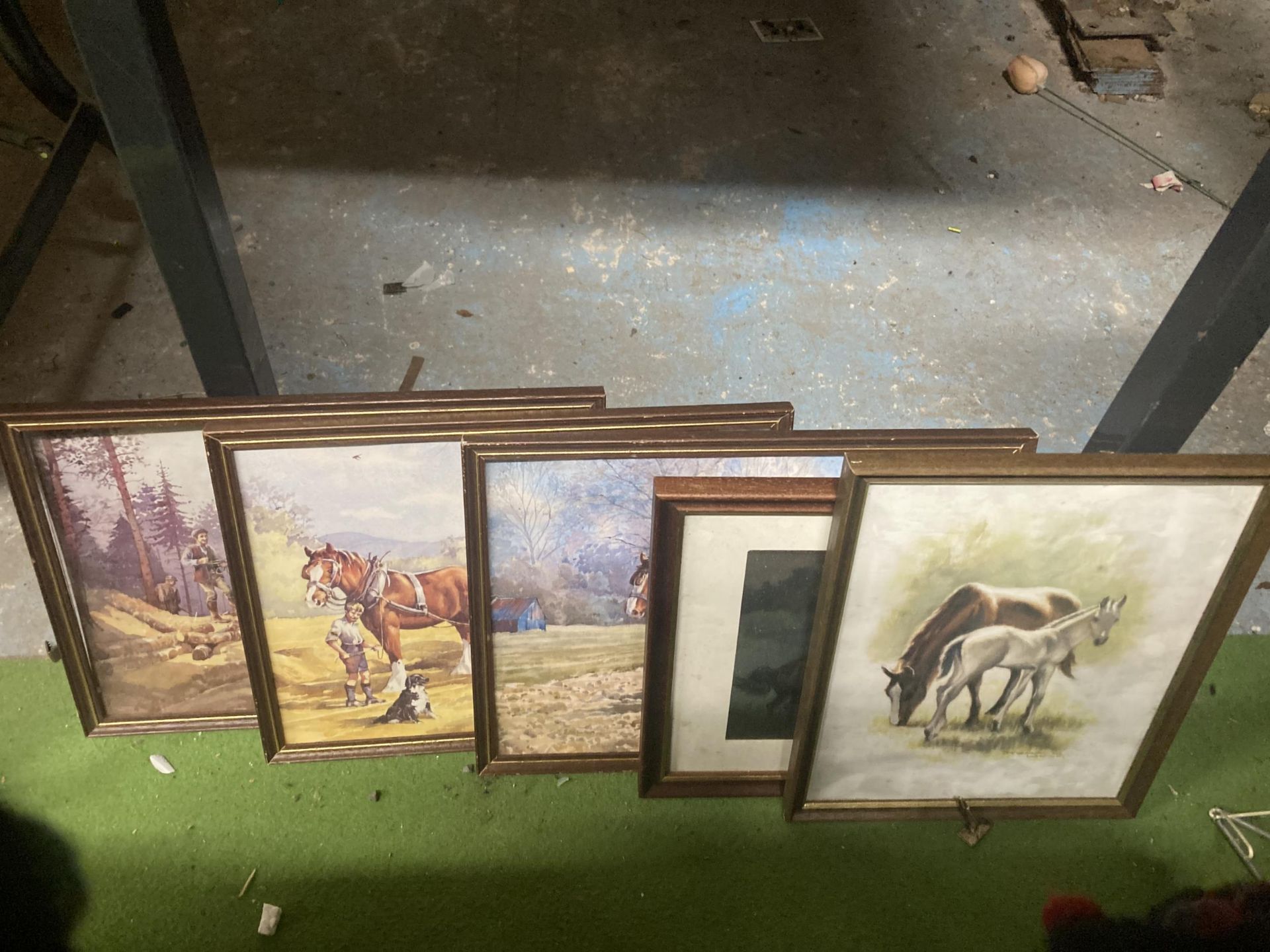FIVE EQUINE THEMED PRINTS - Image 2 of 2