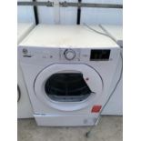 A WHITE HOOVER 9KG TUMBLE DRYER