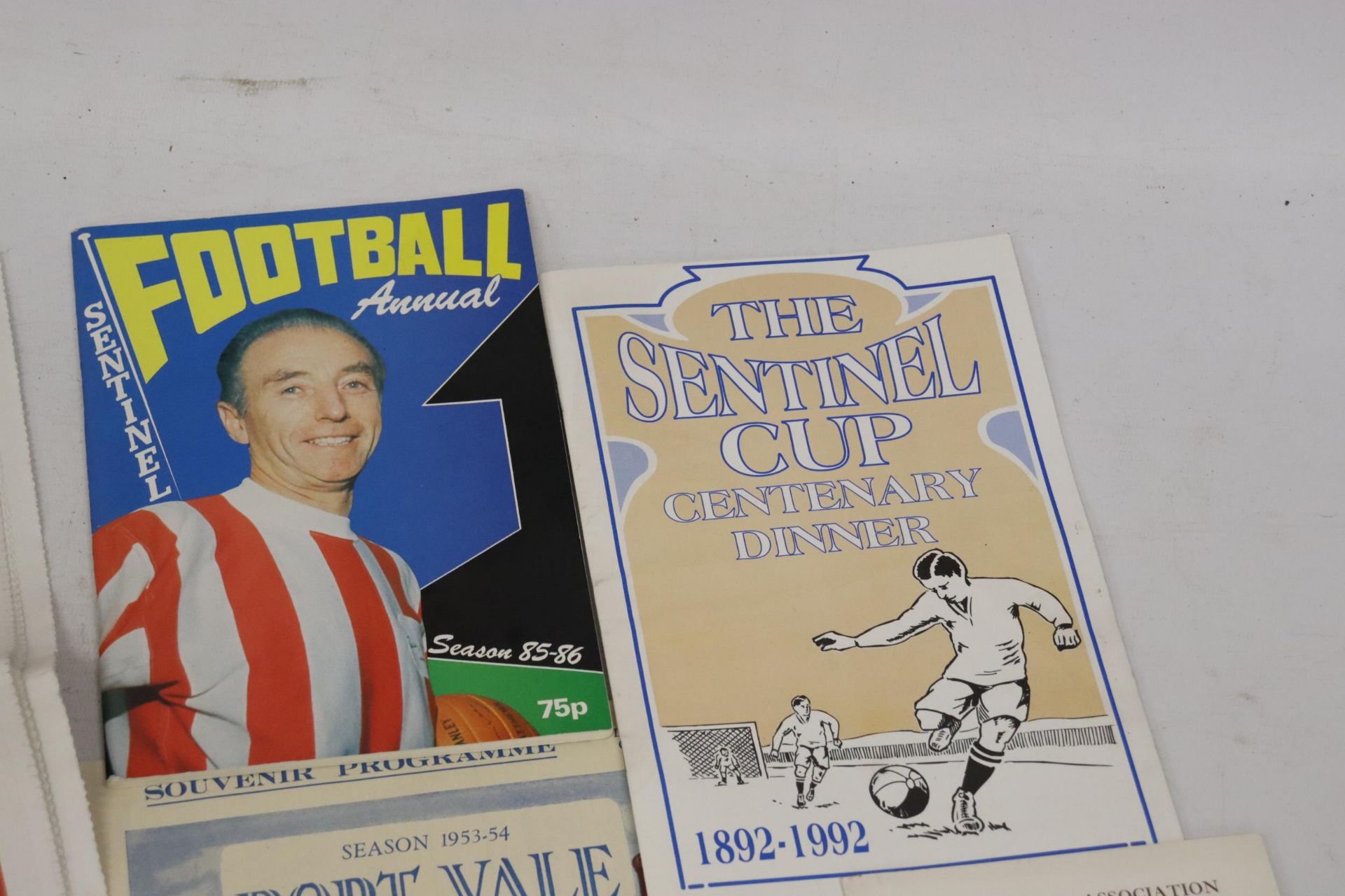 AN ASSORTMENT OF SPORTING MEMORABILIA AND EPHEMERA TO INCLUDE THREE MEDALS, STOKE CITY PROGRAMMES, A - Image 2 of 6