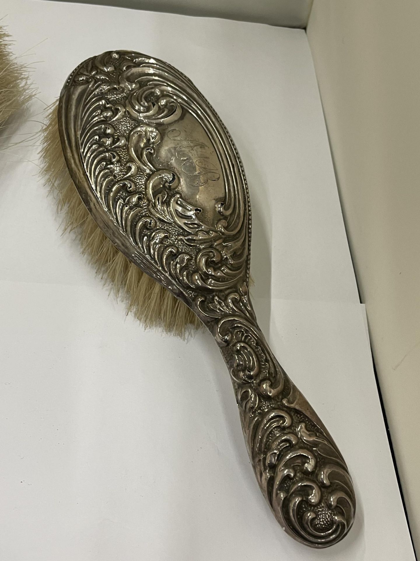 TWO HALLAMRKED SILVER BRUSHES - Image 3 of 5