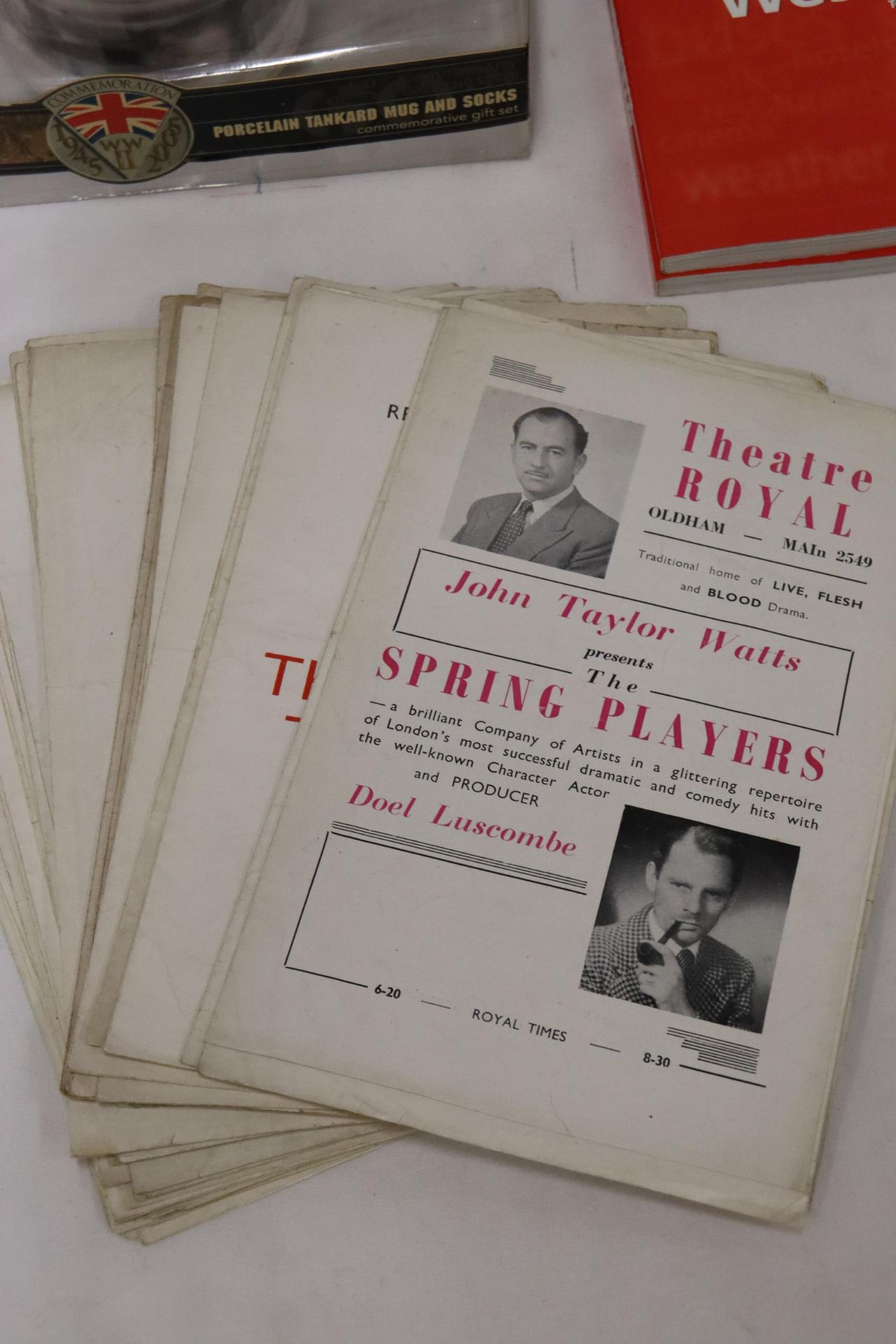 A COLLECTION OF VINTAGE THATRE PROGRAMMES RELATING TO OLDHAM REPERTORY THEATRE CLUB, PLUS TWO - Image 2 of 6