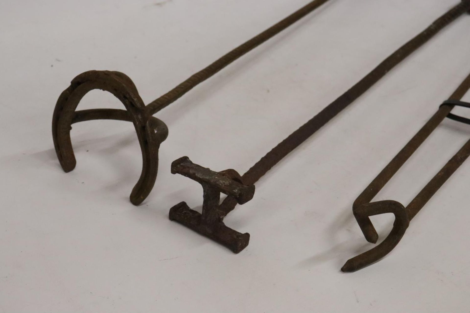 THREE VINTAGE BRANDING IRONS - Image 2 of 5