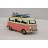 A TIN PLATE VOLKSWAGON SURFING CAMPER VAN