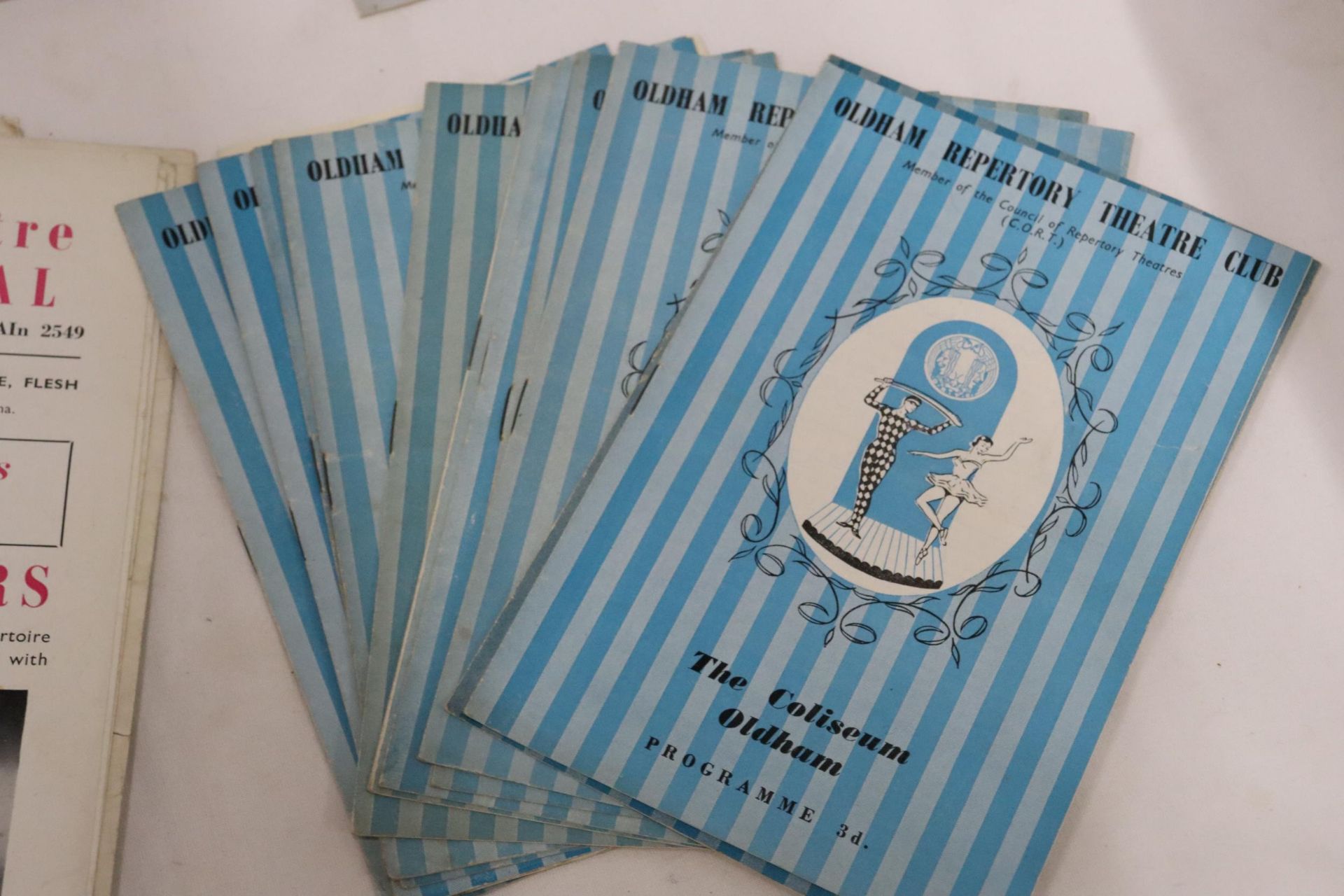 A COLLECTION OF VINTAGE THATRE PROGRAMMES RELATING TO OLDHAM REPERTORY THEATRE CLUB, PLUS TWO - Image 3 of 6