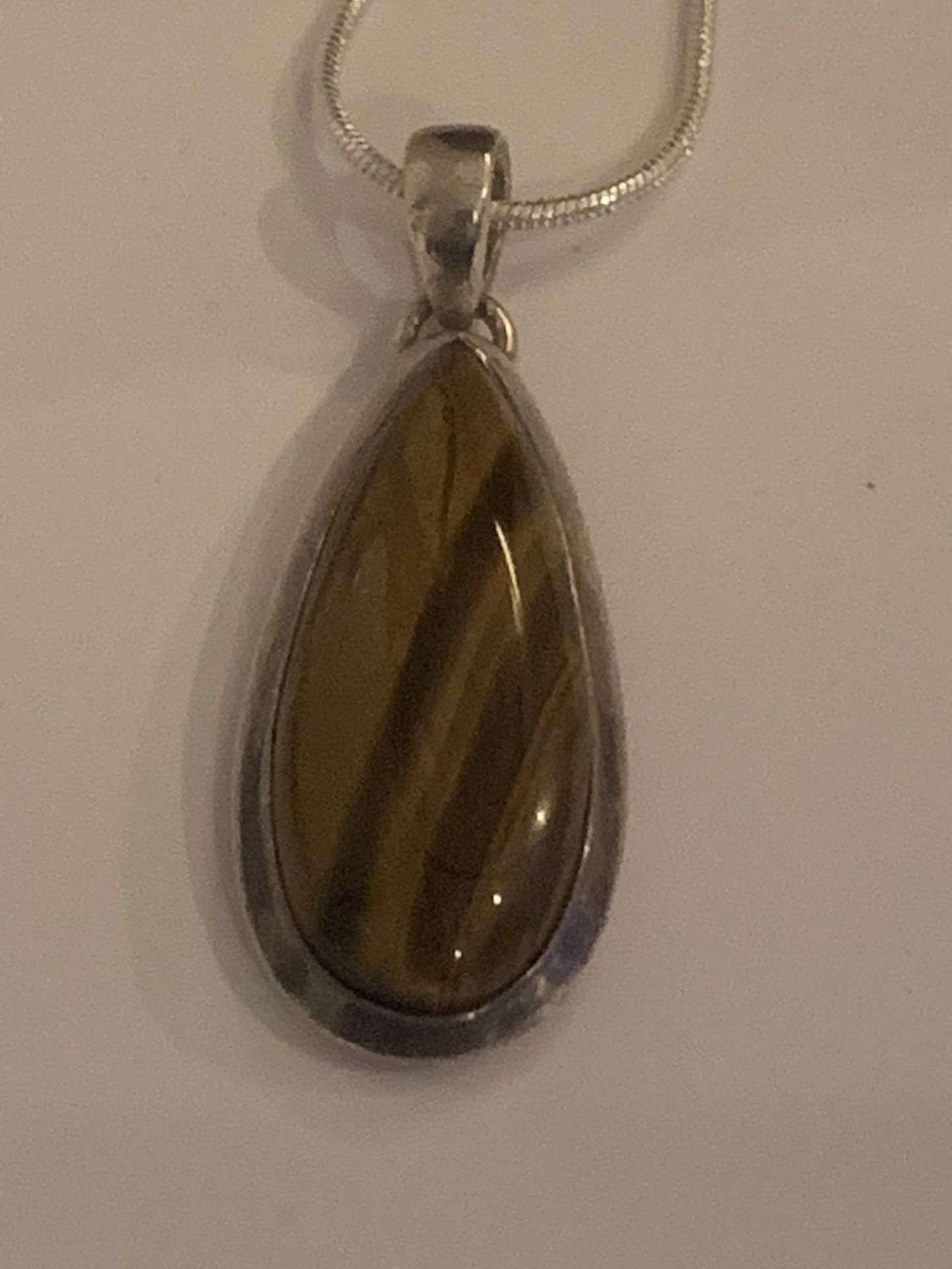 TWO TIGERS EYE NECKLACES - Image 2 of 5