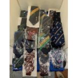 A COLLECTION OF CRICKET INTERNATIONAL AND BENEFIT TIES, MOSTLY VINTAGE - APPROX 20 IN TOTAL