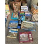 A LARGE QUANTITY OF ASSORTED JIGSAW PUZZLES