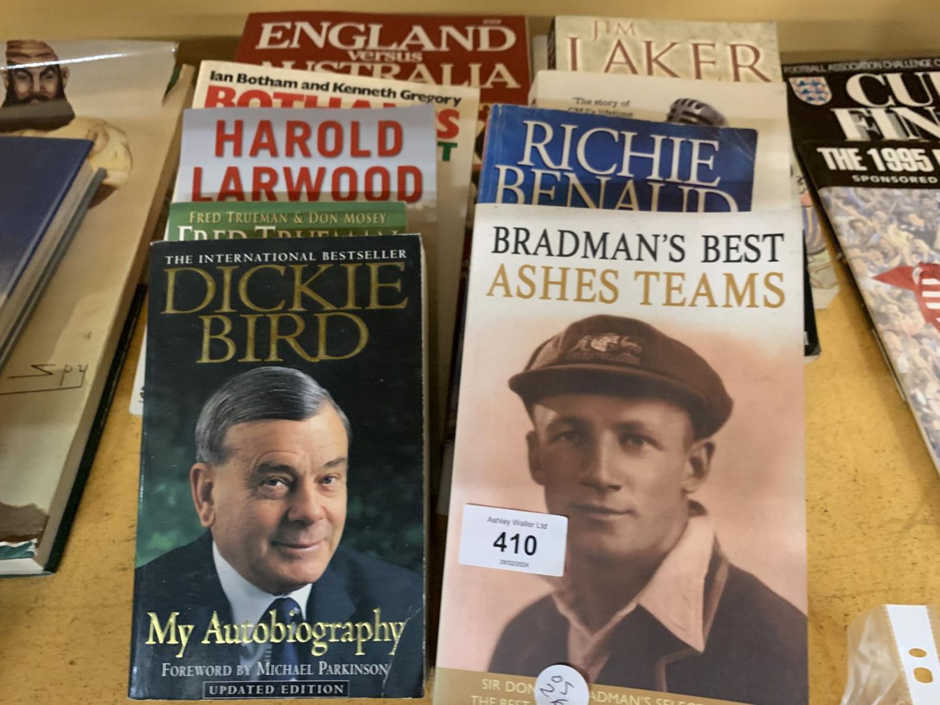 TEN CRICKETING THEMED PAPERBACK BOOKS TO INCLUDE AUTOBIOGRAPHIES - Image 3 of 3