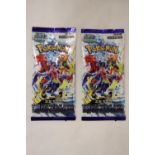 TWO SEALED IMPORTED KOREAN RAGING SURF POKEMON BOOSTER PACKS