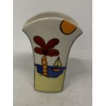 A LORNA BAILEY HAND PAINTED AND SIGNED TROPICANA VASE