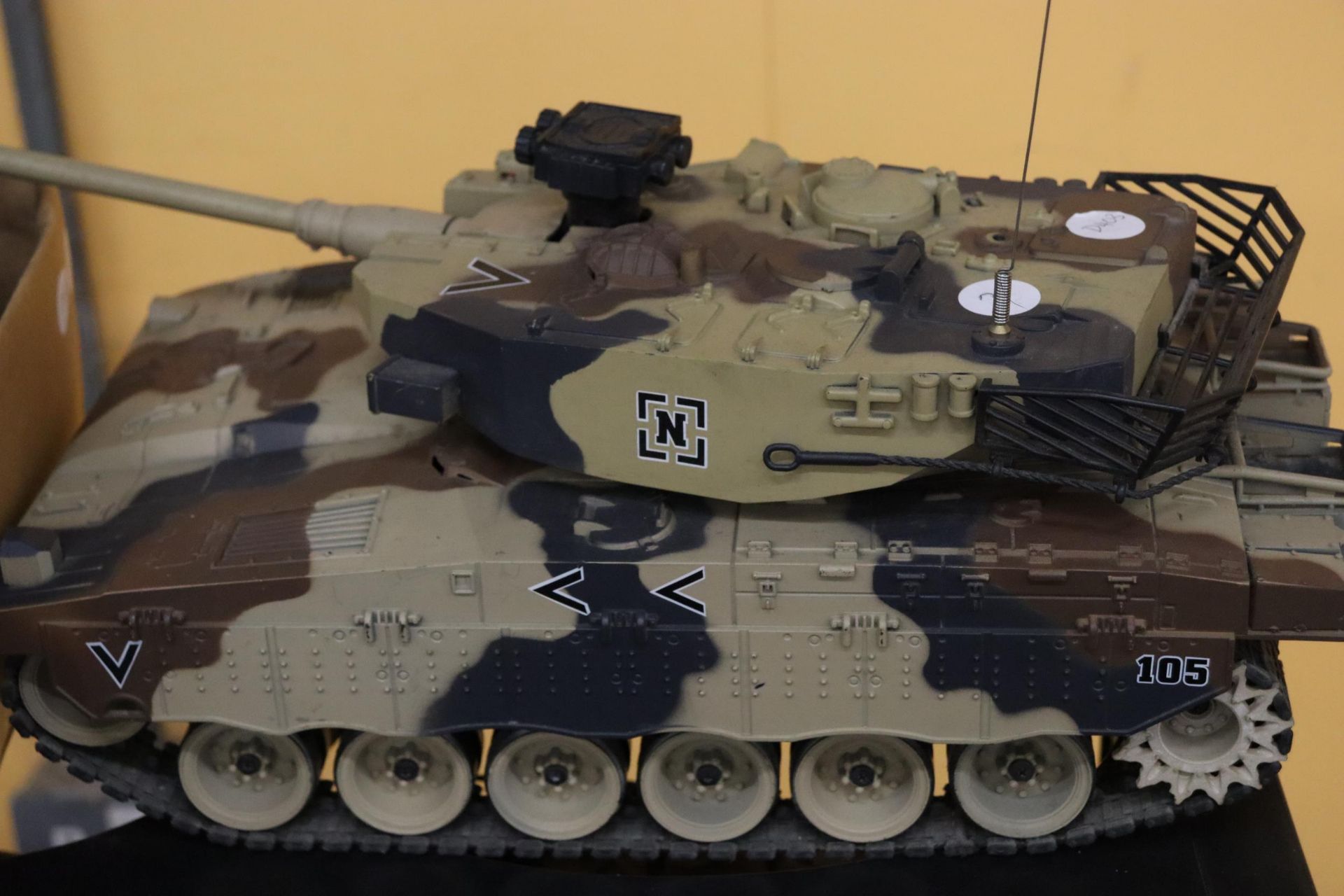 THREE REMOTE CONTROLLED BB BULLET TANKS AND CONTROLLERS - NO CHARGERS - Image 6 of 6